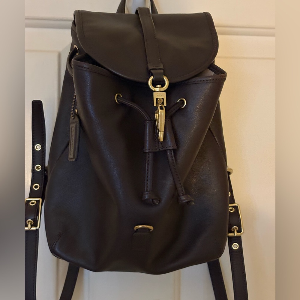 Vintage Coach Backpack Purse.